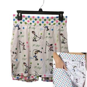 - SUPER CUTE SOFY GOLFS WHITE SKORT